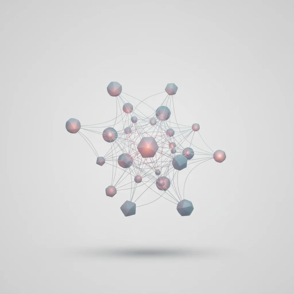 A professional graphic representing a vector database neural network and a Retrieval-Augmented Generation workflow