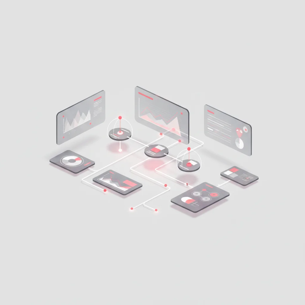 An editorial graphic comparing different technical tiers using precise geometric shapes and balanced color groupings.