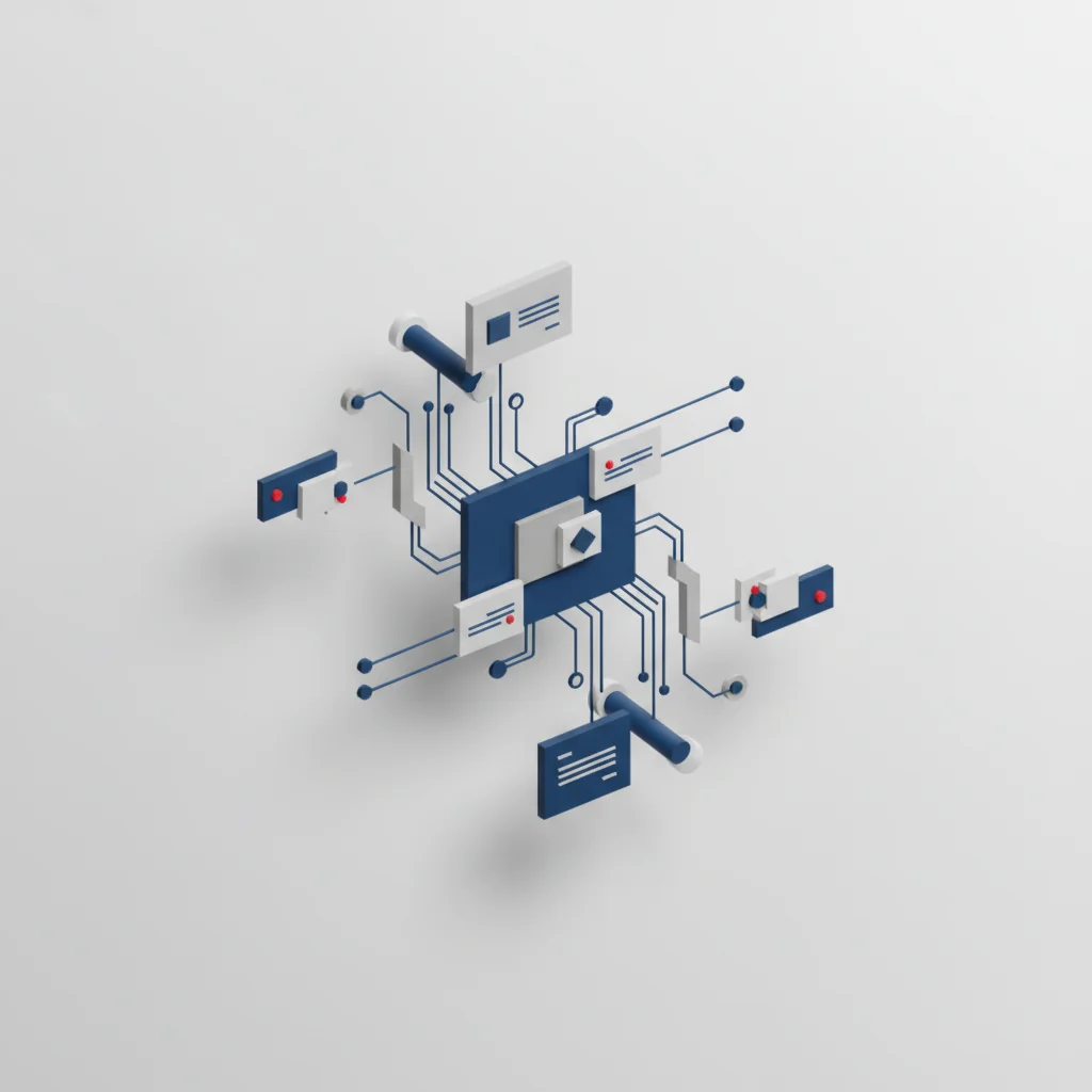 Küresel ölçekte B2B ve B2C e-ticaret platform ekosistemleri illüstrasyonu