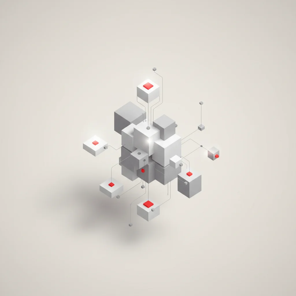 Abstract conceptual vector space demonstrating neural nodes connecting traditional data models to modern LLM embeddings.