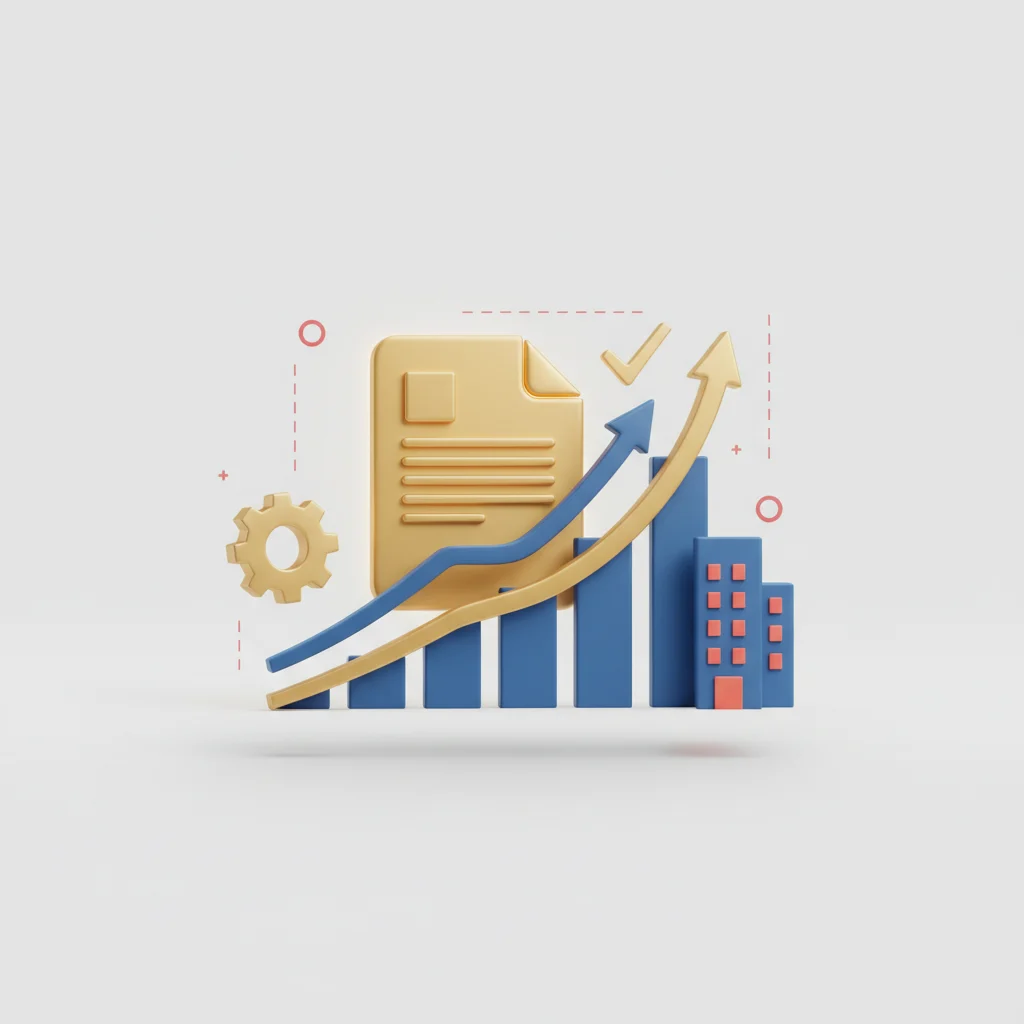 Dropshipping e-ticaret modeli için şirket kuruluşu ve tüzel kişilik süreçlerini gösteren sembolik görsel