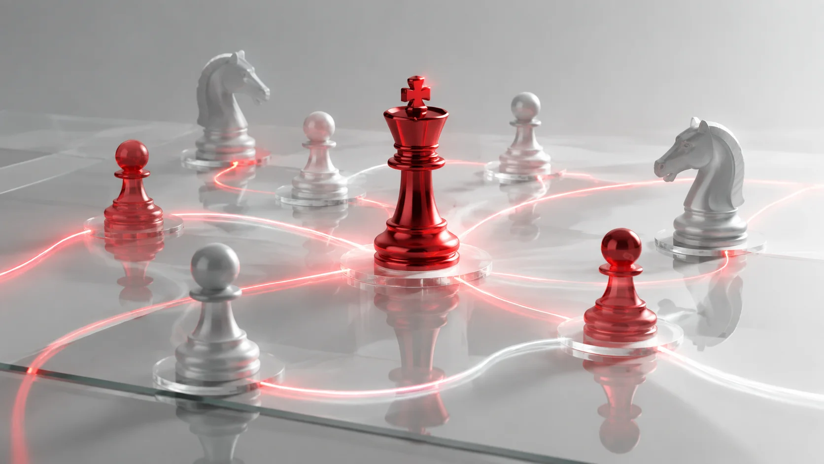 E-ticaret reklam stratejisi planlamasını temsil eden soyut mimari yapılar ve bağlantı noktaları
