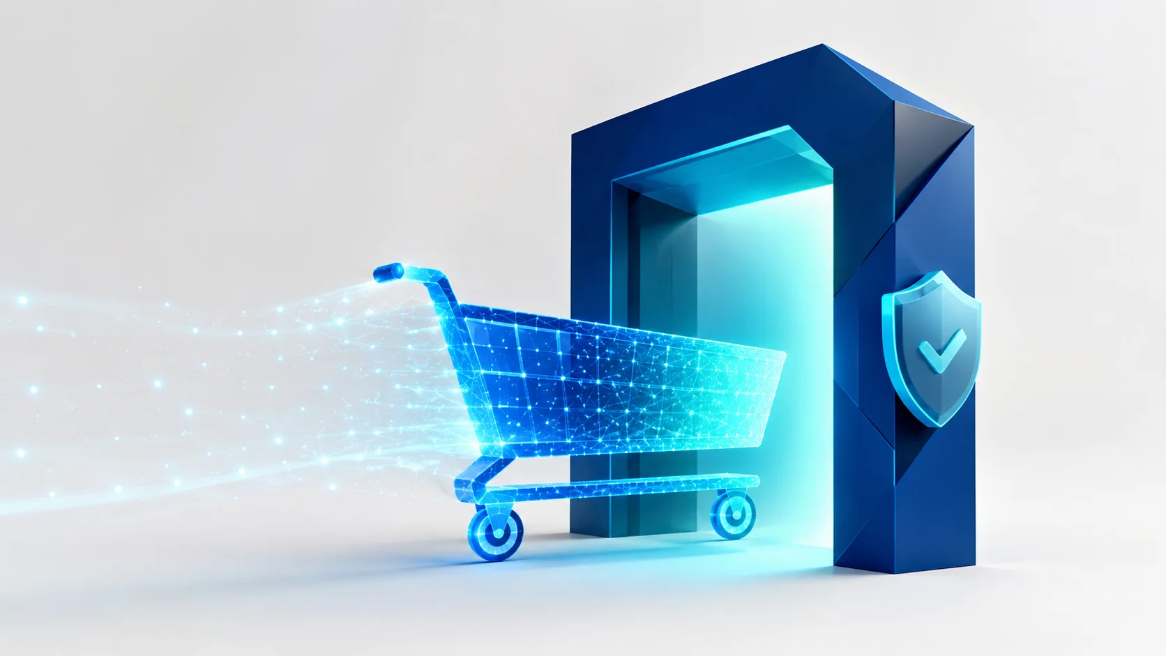 E-ticaret sepet terk etme ve ödeme dönüşüm oranını simgeleyen dijital görsel