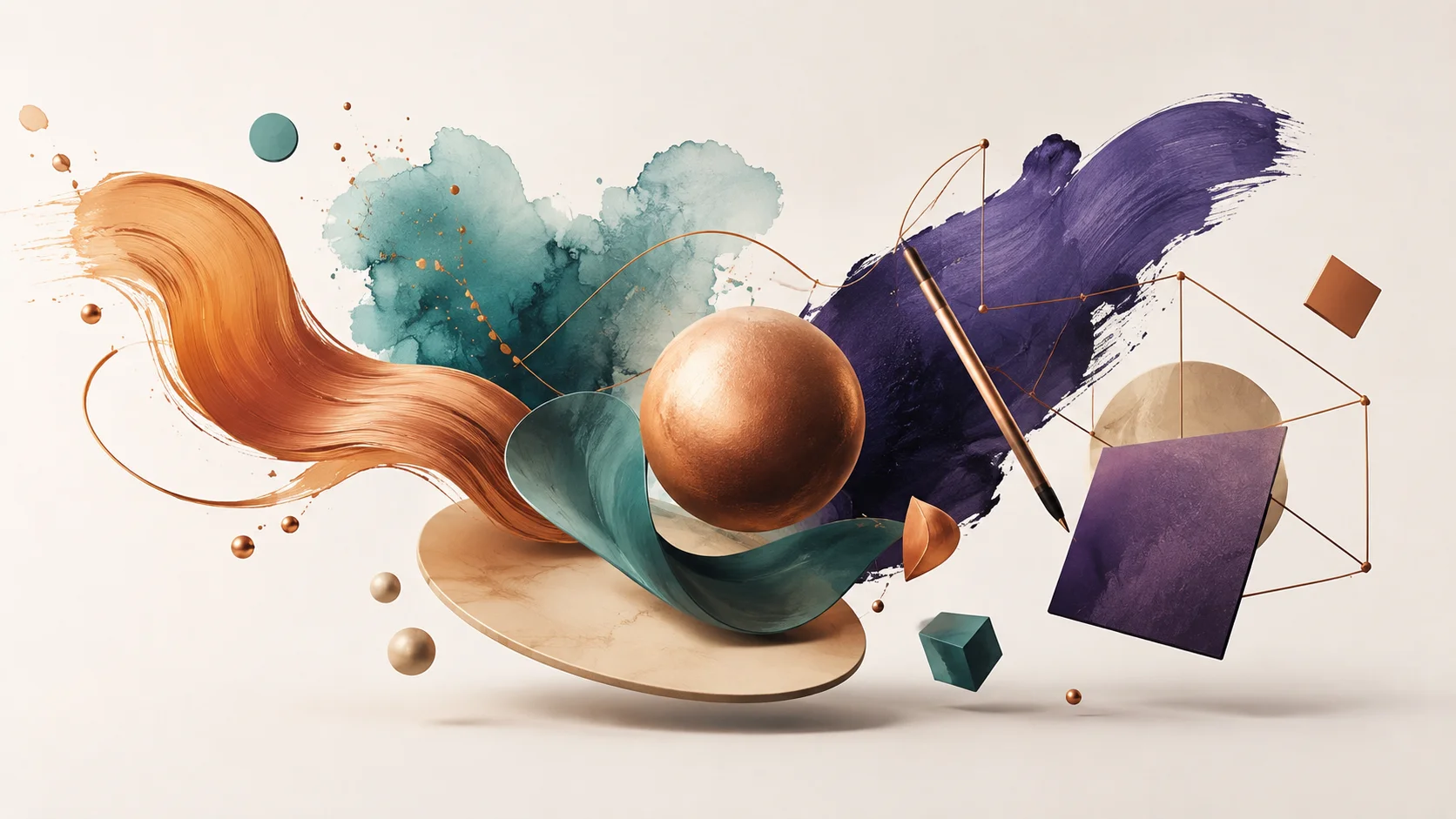 Abstract multi-colored landscape representing the diverse ecosystem of vector and pixel design tools.