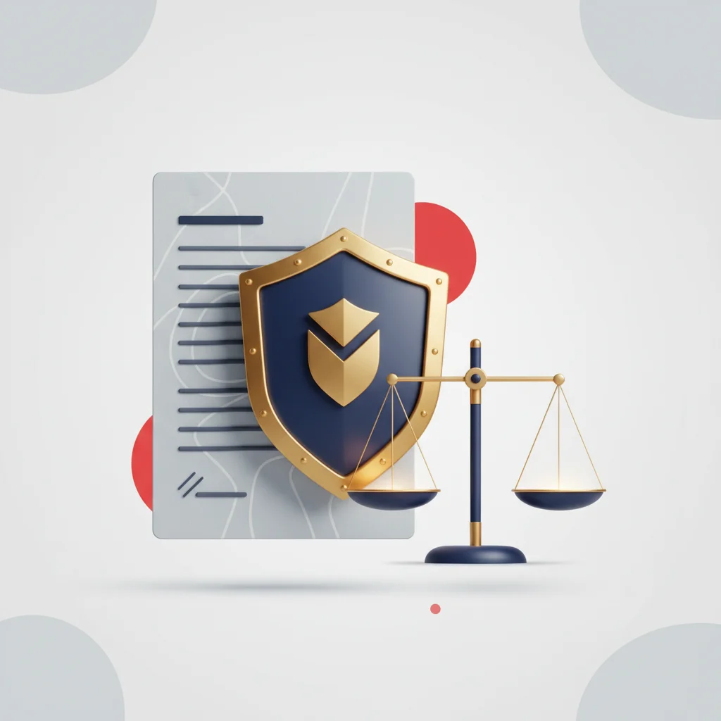 Web tasarım sözleşmesi, fiyatlandırma ve hukuki koruma illüstrasyonu