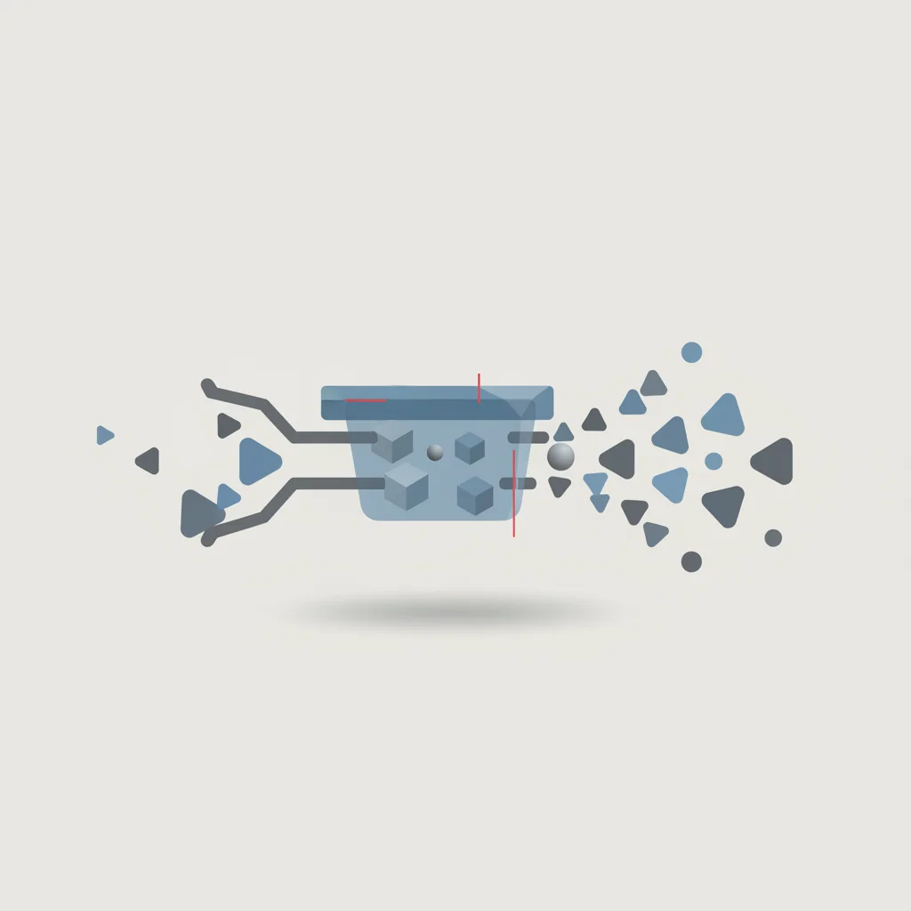 Abstract corporate illustration of network packet inspection and cryptographic verification of web bots