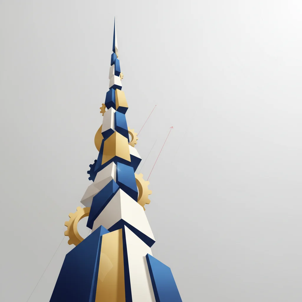 An editorial illustration representing high organic positioning and sustained growth in the app store ecosystem.