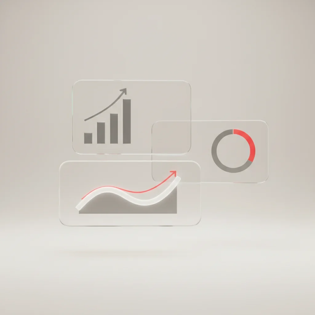A symbolic editorial depiction of financial and operational return metrics.