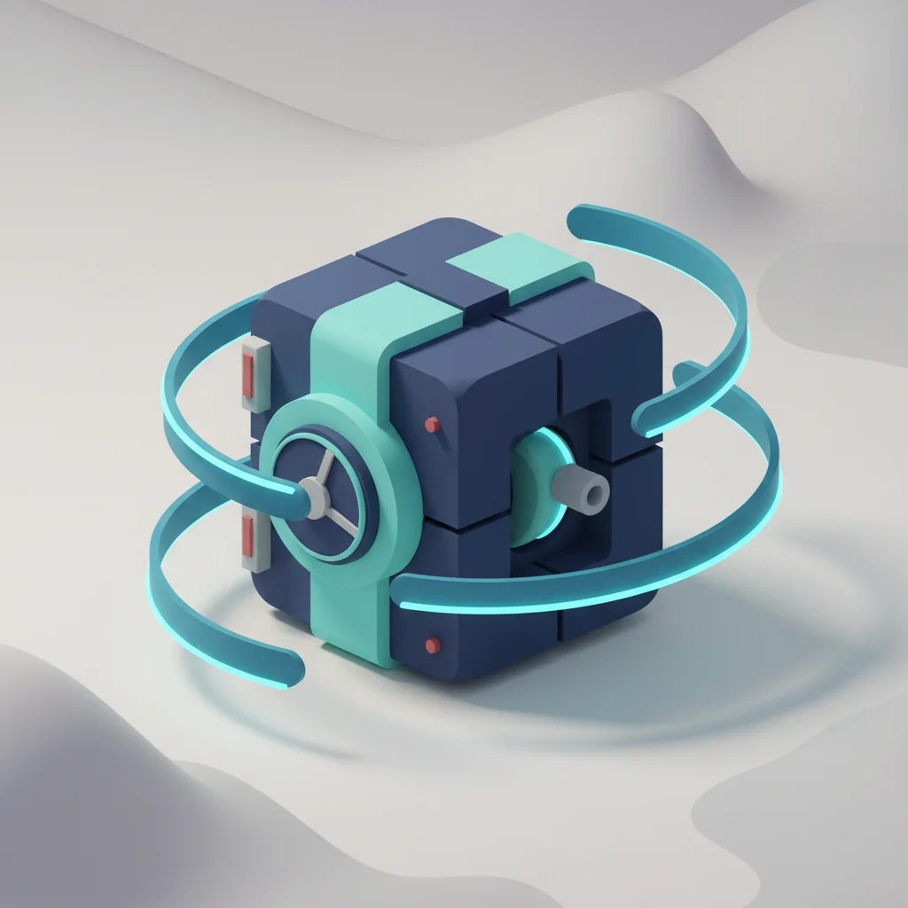 A symbolic editorial illustration showing a secure digital fortress structure protecting flowing web data