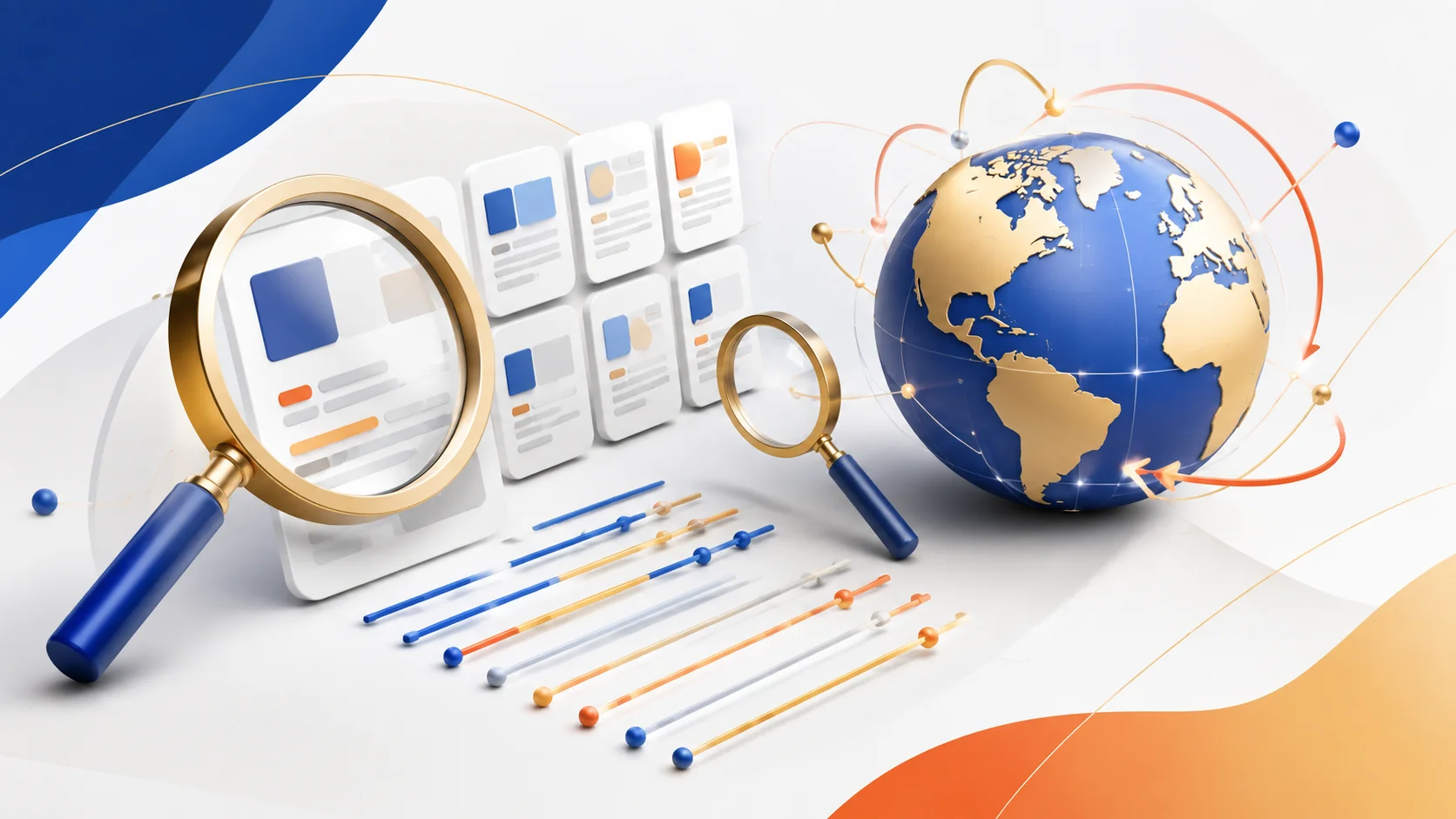 Google bot tarama süreçleri, site haritaları ve şema işaretlemelerini gösteren teknik SEO illüstrasyonu