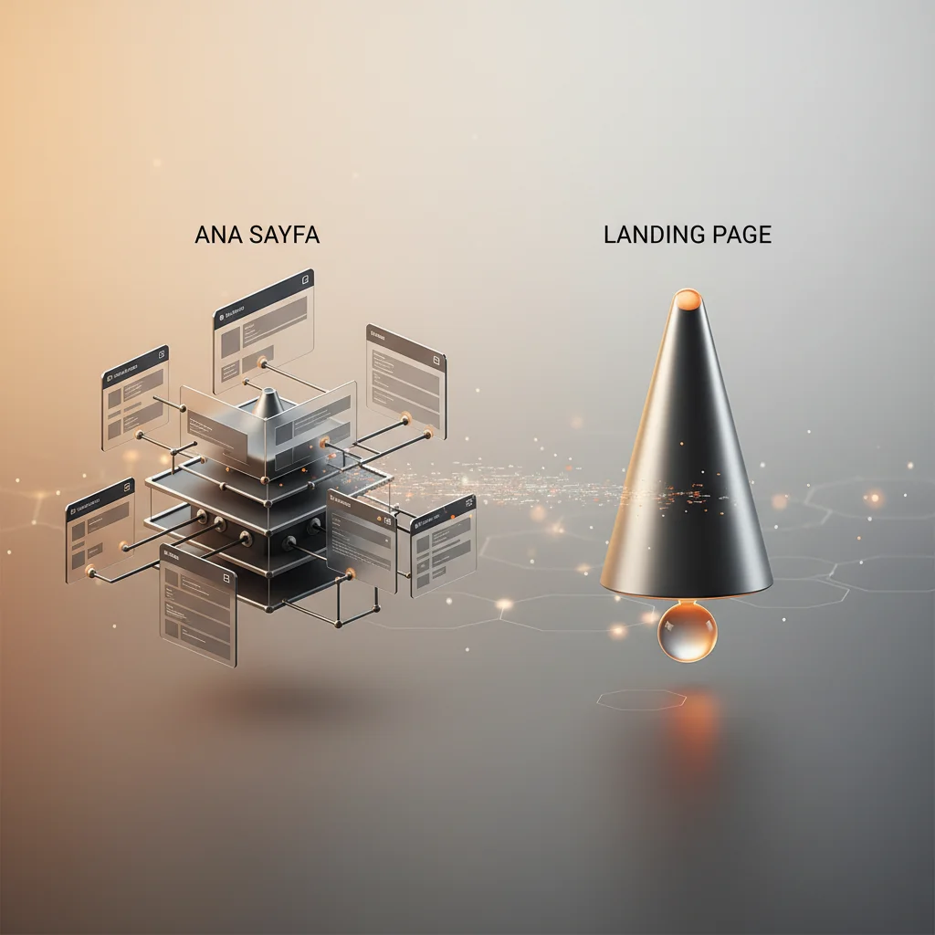 Landing Page vs Ana Sayfa Farkı Nedir? için öne çıkan görsel