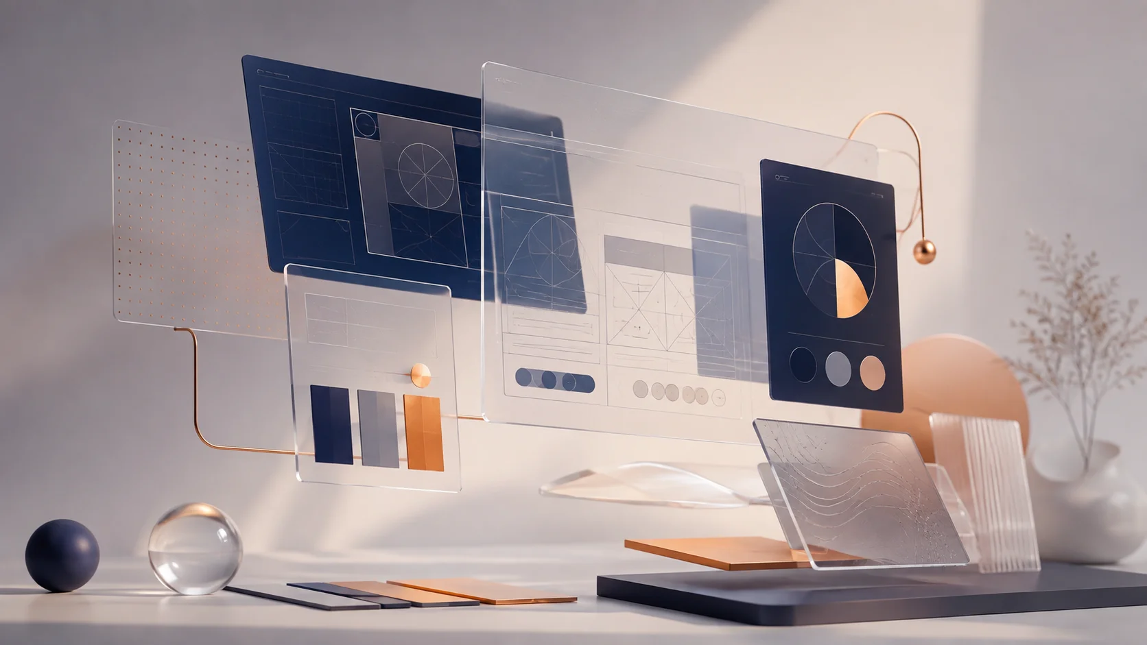 Modern UI/UX prensiplerine göre tasarlanmış bilgi mimarisi şeması