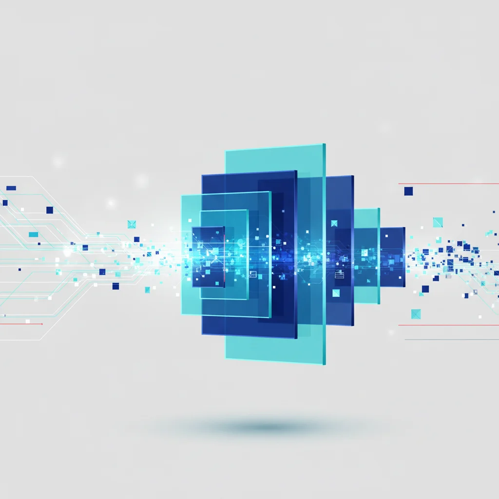 Uyarlanabilir görsel optimizasyonu ve web performans akışı sembolik görseli