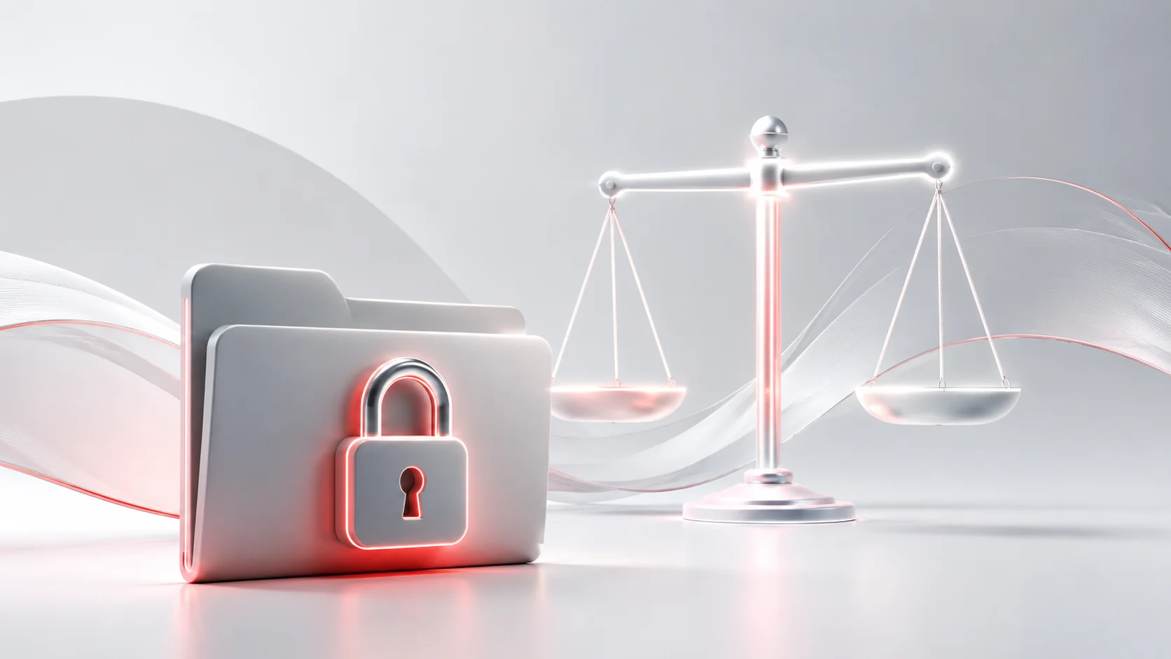 KVKK, GDPR ve bulut veri güvenliği uyumluluğunu simgeleyen hukuki illüstrasyon