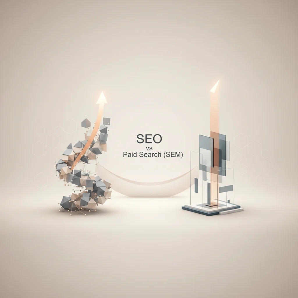 Featured image for SEO vs Paid Search (SEM): What's the Difference?