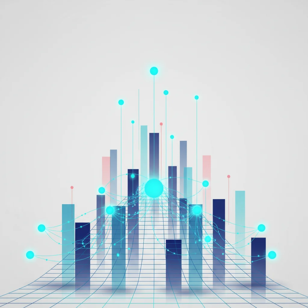 A professional graphic representing digital scale, data architecture expanding systematically, with clean nodes showing high efficiency and organizational growth