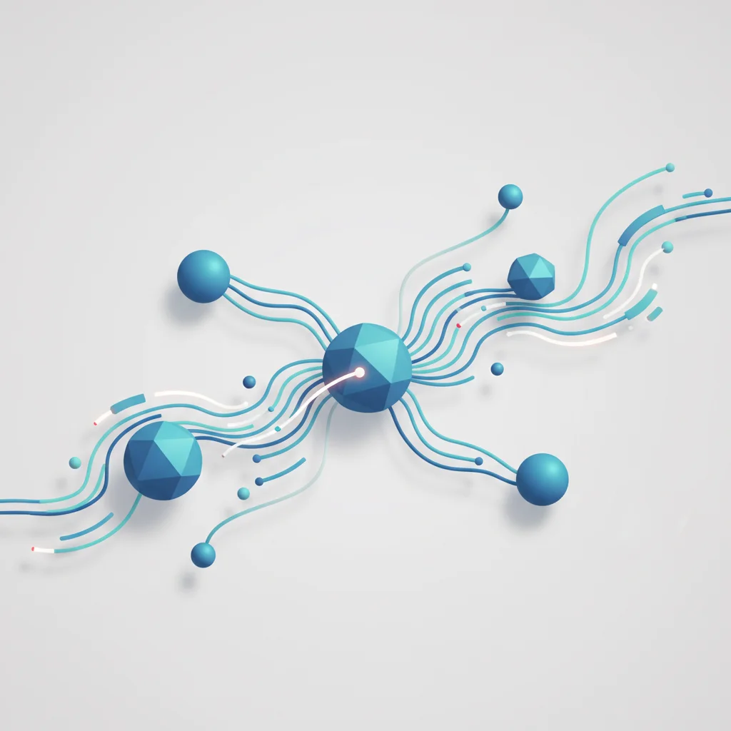 Symbolic representation of global tech talent flows, cloud networks, and specialized developer clusters.