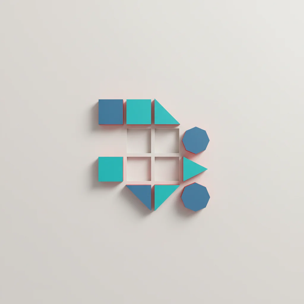 A professional graphic of structured blocks fitting into a central template representing corporate data governance.