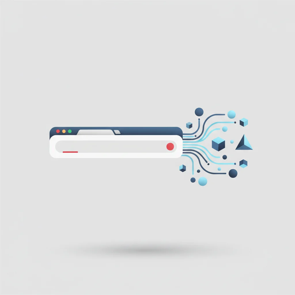 A symbolic visual depicting search engine bots parsing web page headers