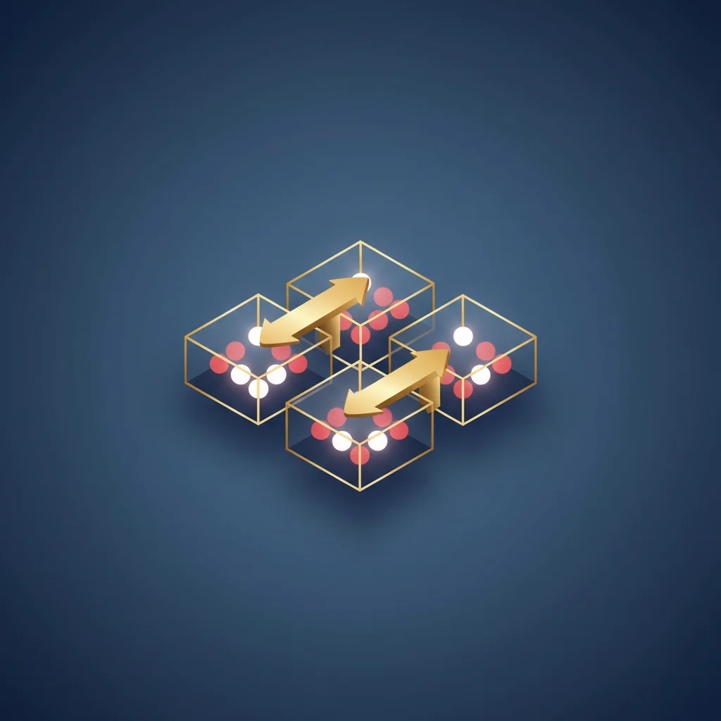 A symbolic technical blueprint of clean, aligned data modules fitting perfectly into a logical, hierarchical structural framework.