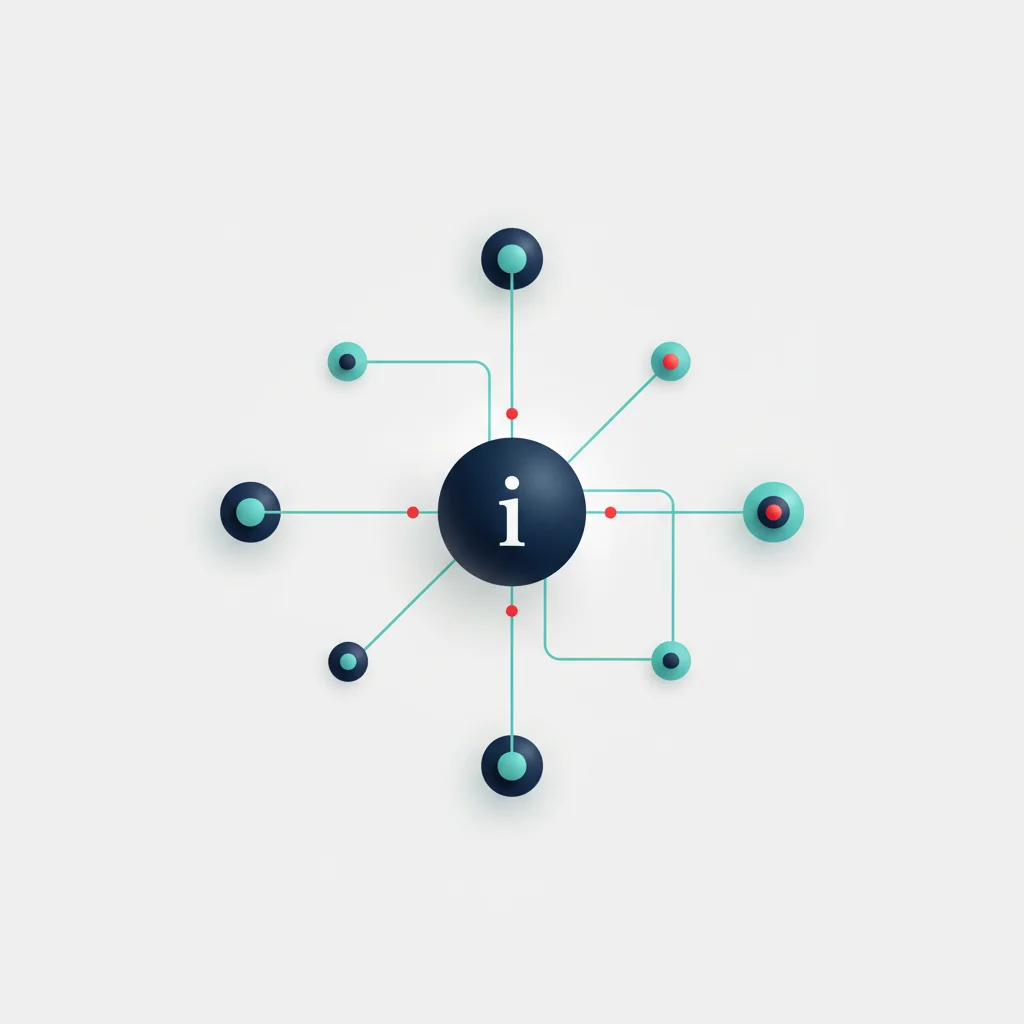 Minimalist abstract 16:9 illustration of interconnected specialized modular nodes collaborating in a secure unified digital system