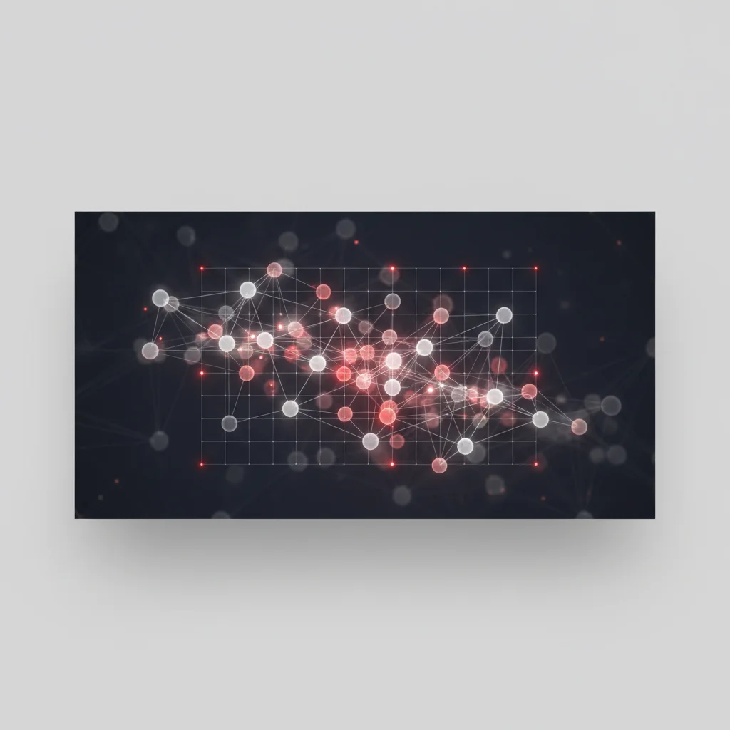 Abstract visualization of tokenized inputs entering a neural network attention layer