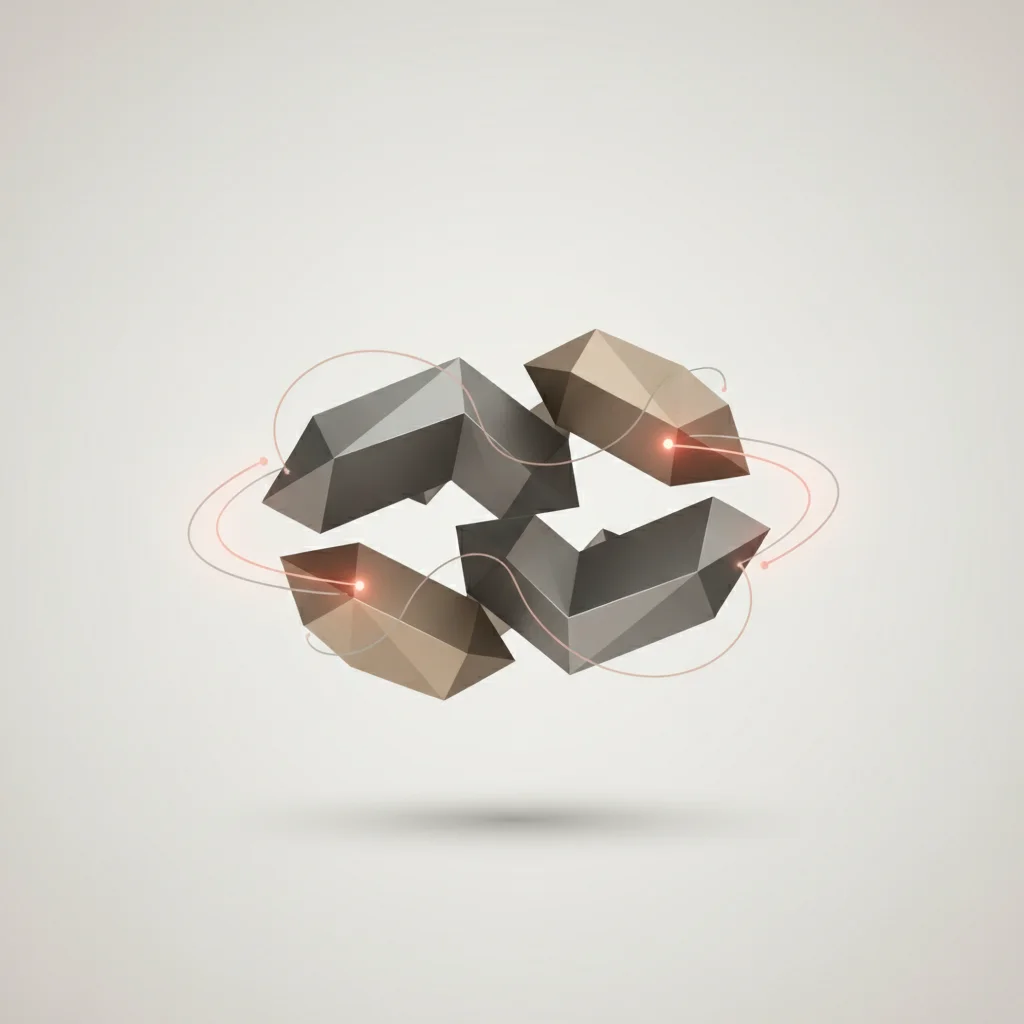 Abstract conceptual visualization of scaling financial efficiency, balance, and resource limits