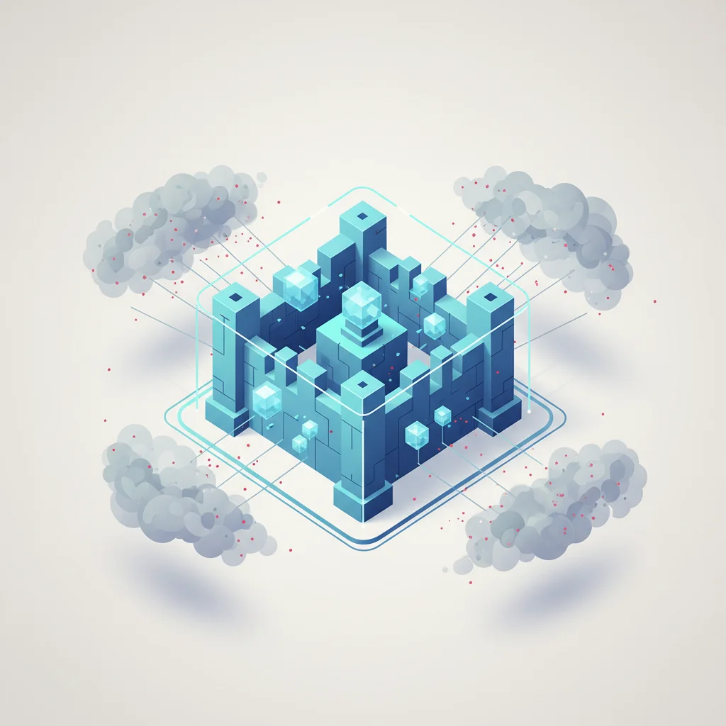 Architectural illustration depicting data protection across multiple endpoint environments