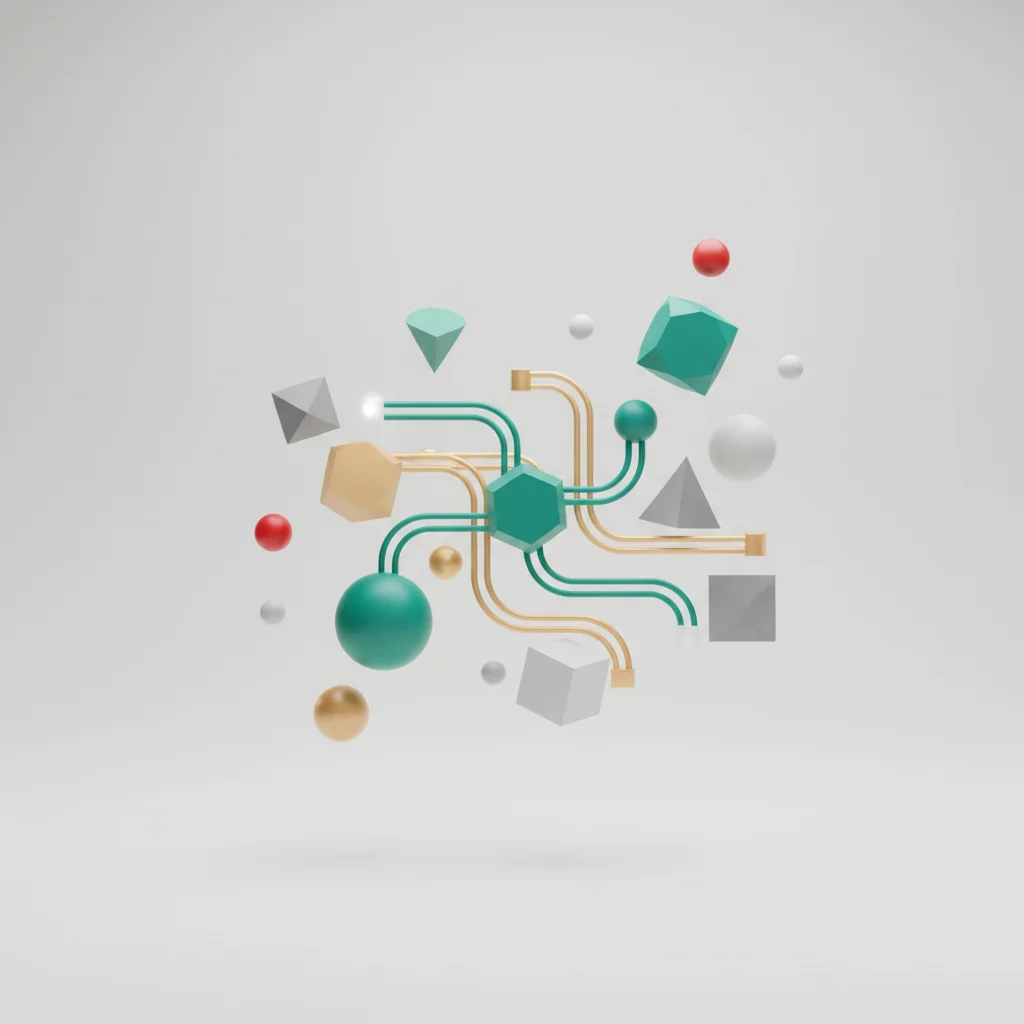 A digital ecosystem visualization showing interconnected nodes sharing real-time event updates