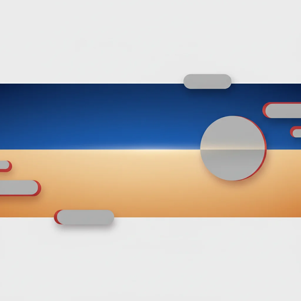 An abstract, editorial representation of a split light-to-shadow digital horizon symbolizing the fold line on a web interface.