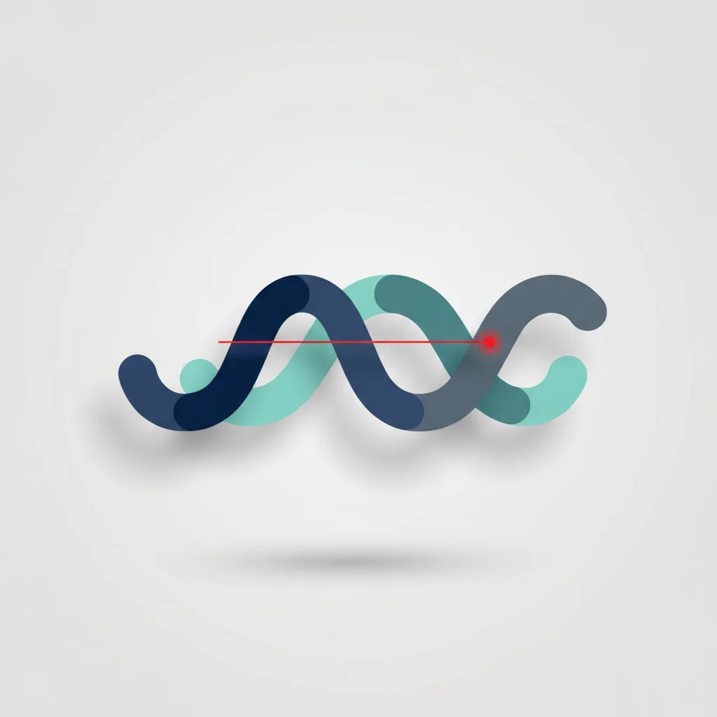 Minimalist editorial illustration showing continuous integration and deployment stages