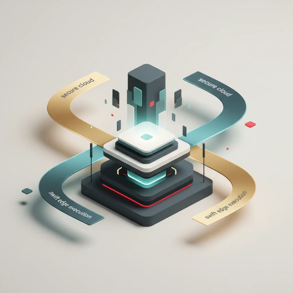 A conceptual illustration showing a balanced, forward-looking architectural framework ready for next-generation web demands.