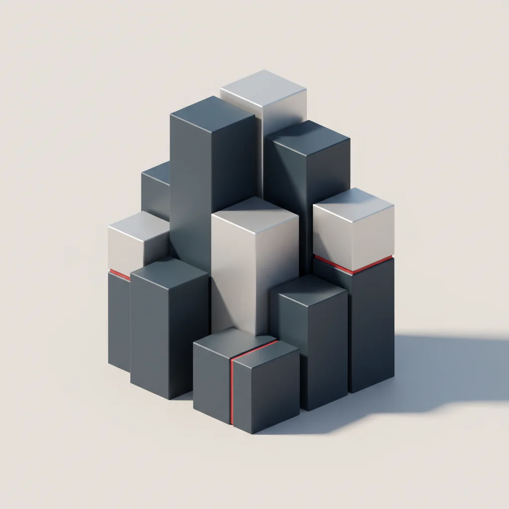 Abstract corporate concept of digital resilience and institutional continuity