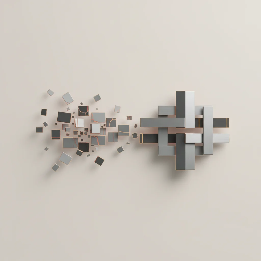 Conceptual geometric representation of debugging, alignment correction, and stability